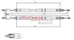Metzger 11.5453 Cable, Parking Brake Ford, Mazda. Fixed Price $43.93.