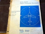 Bendix FDS-840 Service Manual For DH-841A, SG-842A,. Fixed Price $153.29.