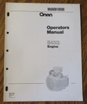 *onan B43G Engine Operators Owners Manual 1983 Oem Sperry New Holland 42549500. Fixed Price $9.20.