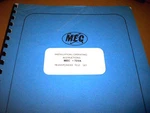 Michel Mec 720A Transponder Testset Service Manual. Fixed Price $116.10.