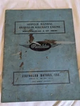Franklin Aircraft Engine Service Manual Model 6A8-215-B8F & B9F. Fixed Price $19.99.