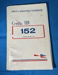 Pilot Operation Handbook Cessna 152, 1978 Year. Fixed Price $80.00.