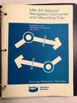Bendix MN-311 Manual Navigtion Converter Mounting Tray Install.& MAINT.1971. Fixed Price $17.25.