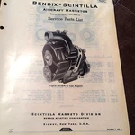 Bendix Scintilla & SB14RN-1A Magneto Parts List. Fixed Price $105.27.