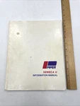 Piper Seneca Ii Information Manual Book PA-34-200T 1974 Vintage Original. Fixed Price $15.95.