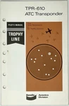 Bendix TPR-610 Atc Transponder Pilot's Manual Vintage Mint Trophy Line. Fixed Price $25.28.