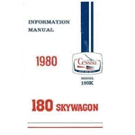 New Cessna 180K Skywagon 1980 Pilot's Information Manual (D1175-13). Fixed Price $194.00.