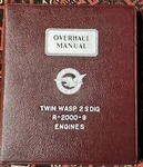 Pratt Whitney R-2000 2SD1-G Twin Wasp Overhaul Manual Wwii C-46 Foldouts. Fixed Price $215.00.