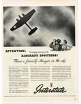 1943 Interstate Aircraft Wwii Us Navy Trainer Airplane Spotters Vintage Ad. Fixed Price $15.95.