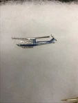 Bell Huey Sheriff Helicopter Lapel Pin B-6. Fixed Price $19.99.