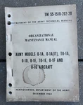 Tm 55-1510-202-20 Cessna Army Model 0-1A Series Org Maintenance Manual 1968 Orig. Fixed Price $71.54.