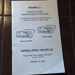 Shadin Miniflo-l Digital Fuel Management System Pn 91204X Operating Handbook. Fixed Price $38.27.