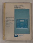 Bendix RN-222 Nav Receiver CNS-220A/B Vhf/comm System Maintenance. Fixed Price $25.30.
