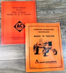 Allis Chalmers Model B Tractor Service Operators Owners Manuals Repair Shop. Fixed Price $14.97.