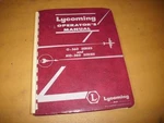 Lycoming & HO-360 Series Operator's Manual. Fixed Price $63.69.