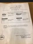 1968 - 1969 Mooney M20C, M20E, M20F, M20G Parts Manual. Fixed Price $131.09.