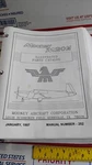 Mooney M20M Parts Catalog Aircraft Aviation Factory Paper Manual Usa 1997. Fixed Price $39.60.