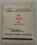 Cessna 400 Series Dme Type RTA-476A Service/parts Manual November 1, 1975-ORIGIN. Fixed Price $23.00.