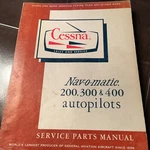 1966 Cessna Navomatic 200, 300 And 400 Service Manual. Fixed Price $140.28.