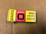 Nos Ohmite Vitreous Enameled Resistor No. 0380. Fixed Price $15.96.