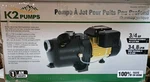 K2 Pumps WPS07503K Shallow Well Jet 3/4 Hp Lead Free Thermoplastic Nob. Fixed Price $118.74.