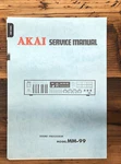 Akai MM-99 Processor Service Manual *original*. Fixed Price $29.97.