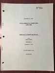 Shadin Adc 200 Fuel/airdata 962810 & 962820 Install Manual. Fixed Price $105.68.