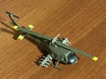 Vintage Bachmann Mini-plane Bell UH-1B Iroquois Vietnam Army. Fixed Price $29.99.