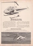 Vintage 1969 Enstrom F-28A Helicopter Magazine Print Ad Aviation Art. Fixed Price $12.75.