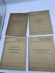 Us Army Technical Manuals 1951: Lot Of 4 Radio Sets Receiver Power Supplies. Fixed Price $75.00.