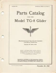 1942 Aaf Piper TG-8 Training Glider Parts Catalog Pilot Flight Manual-cd. Fixed Price $29.99.