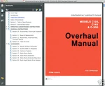 Continental 0-300 C-125 C-145 Engine Service Maintenance & Parts Manuals!. Fixed Price $19.95.