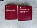 Airline Aicraft Manuals Complete B-747-4,B-757-200,B727-200,DC-9-10-30. Fixed Price $500.00.