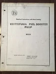 Lear Siegler Centrifugal Fuel Booster Pump RR12830 Overhaul Instructions Manual. Fixed Price $83.24.