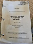 Rockwell AN/PSN-11 Satellite Signals Navigation Set With Technical Manual. Fixed Price $550.00.