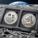 Apollo 11 And Artemis Ii 2026 Commemorative Coin. Fixed Price $34.95.
