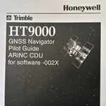Trimble Honeywell HT9000 Gnss With Arinc Cdu Software -002X Pilot's Guide. Fixed Price $85.73.
