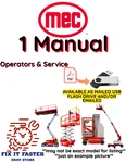 Mec 2034HT Legacy Scissor Lift Platform Owners Service Manual Pdf On Usb. Fixed Price $30.00.