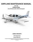 Cirrus SR20 Maintenance Manual 12137-002 Digital Book Pdf. Fixed Price $240.00.