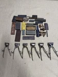 Antique Barber Shop Lot -manual Hair Clippers & Sharpening Stones. Fixed Price $139.99.