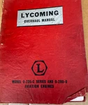 Original Lycoming 0-235 & 0-290 Oh Manual 3RD O-320-B Parts -1960 Edition. Fixed Price $100.00.