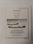 North American Navy Models FJ-4 -4B Aircraft Flight Handbook 1957 Copy. Fixed Price $32.20.
