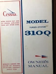 Cessna Owner's Manual T310Q 1970. Fixed Price $19.95.