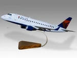 Embraer 170 Delta Connection Desk Wood Airplane New Model Small Scale 1/100. Fixed Price $212.66.