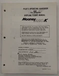Mooney M20K Pilots Operating Handbook & Faa Approved Airplane Flight Manual-copy. Fixed Price $20.70.