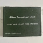 Original Allison Instructional Charts J35-A-17A And J35-A-17B Turbo Jet Engines. Fixed Price $74.00.