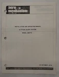 Aero Mechanism Model AM275 Altitude Alert System Installation & Operation Manual. Fixed Price $13.80.