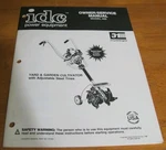 Idc Power Equipment 147502 Model 400 Owner & Service Manual Yard Garden Tiller. Fixed Price $19.99.