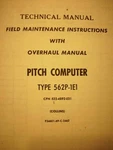 Collins 562P-1E1 Pitch Computer Field Maintenance & Overhaul Manual. Fixed Price $165.97.