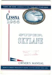 New Surplus 1966 Cessna P206A Super Skylane Owner's Manual P/n D366-13. Fixed Price $25.00.